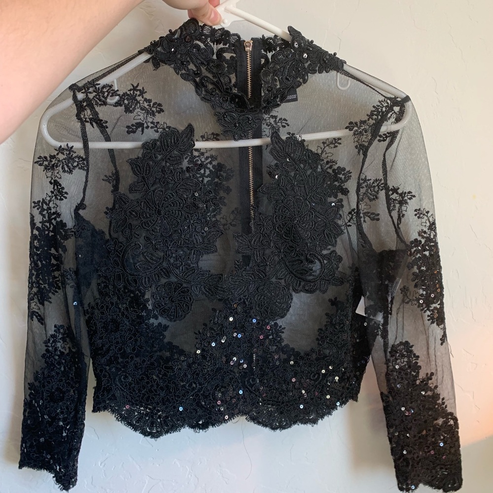 Windsor sheer long sleeve